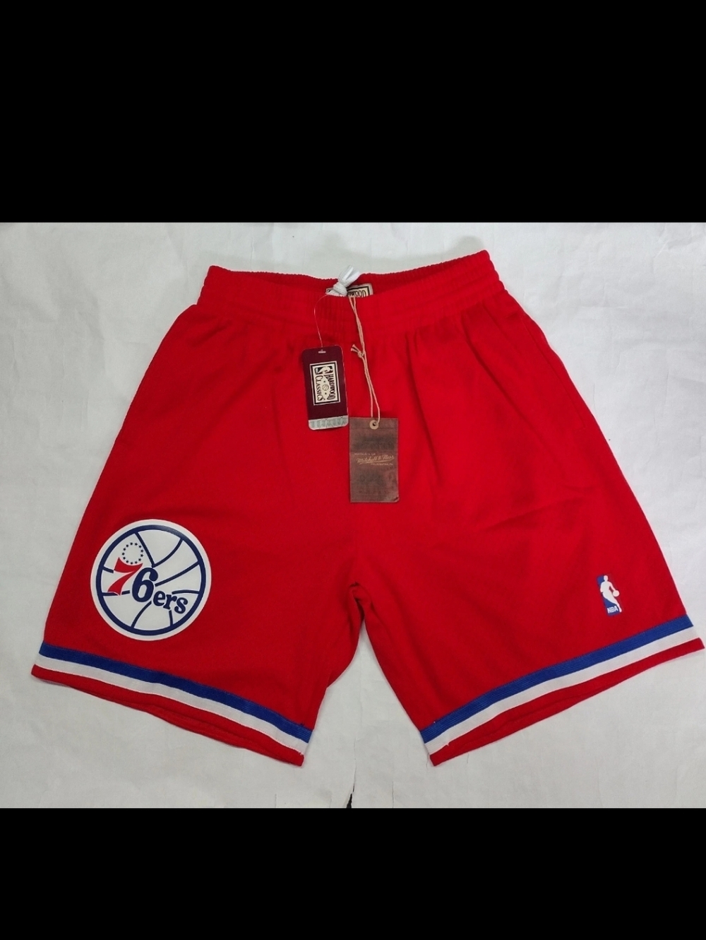 MITCHELL & NESS NBA SWINGMAN SHORTS 76ERS 2002 Size M. NWT 🔥